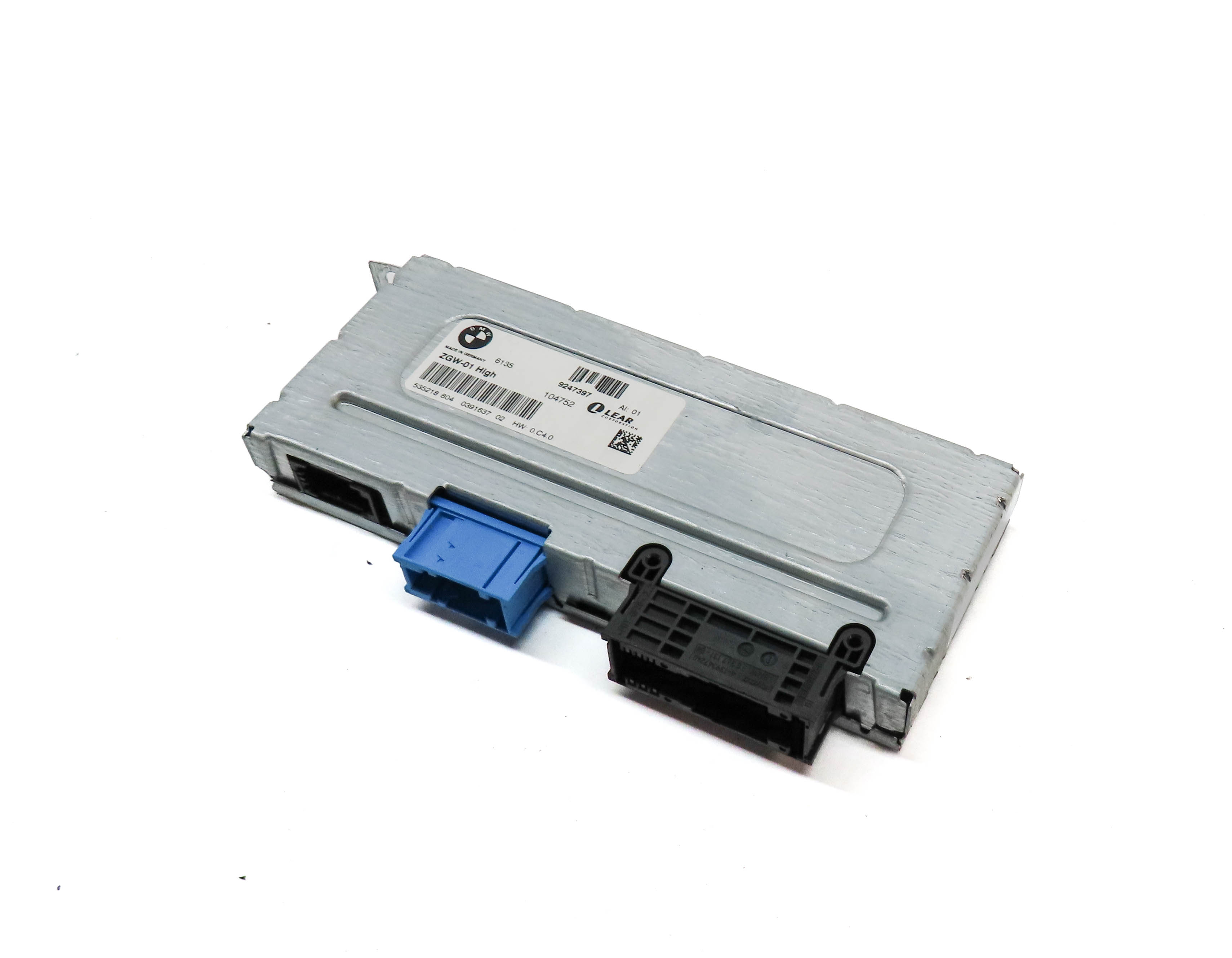 2011 BMW 535XIGT (F07) CENTRAL GATEWAY CONTROL MODULE — exact item pictured